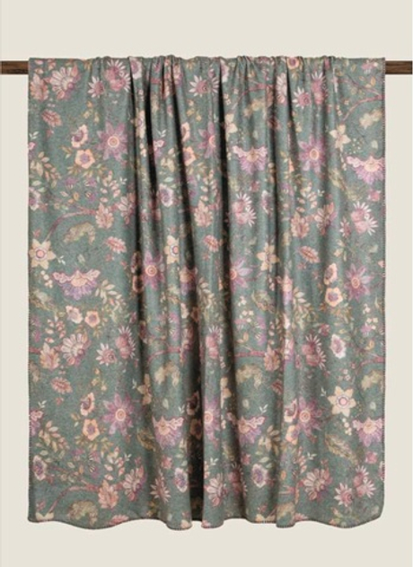 Плед Frati SOFT BAMBOO ENGLISH MORRIS Frati Home 150x200 Зеленый