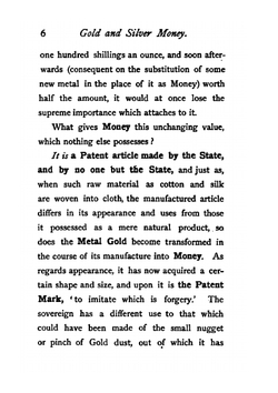 Gold and silver money. Part I.–A plain statement. Part II.–Objections answered | Paul Frederick Tidman