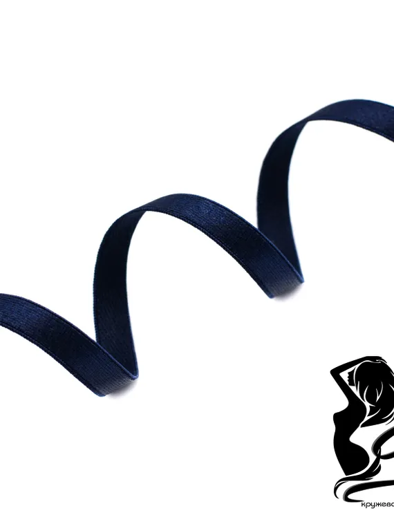 061 Бретель глянец Греция 10 мм, темно-синий 061