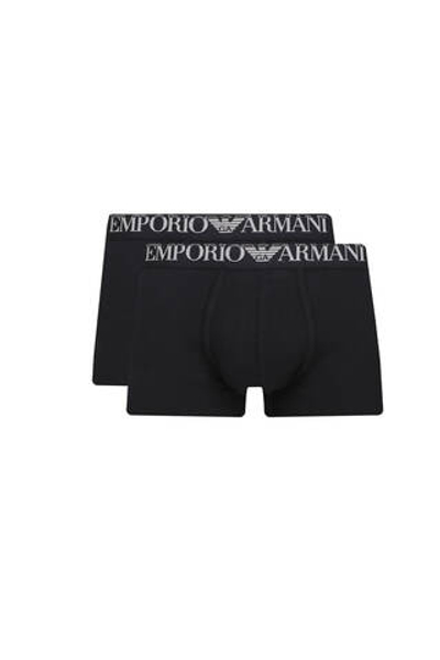 Трусики-боксеры 2шт. Emporio Armani - черный(112023 4R502)