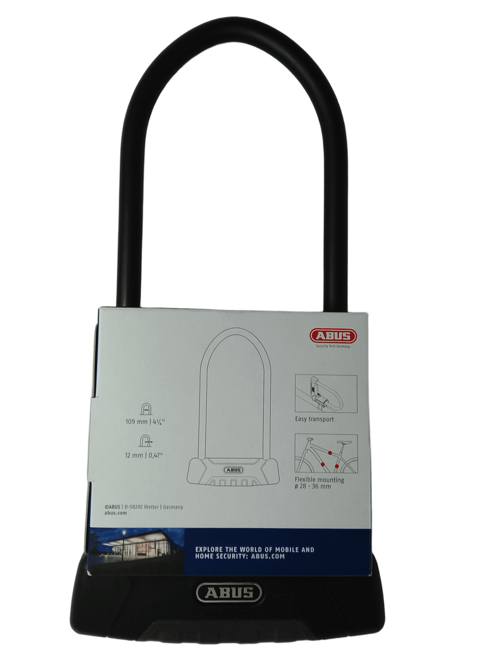 Замок U образный GRANIT Plus 470/150 HB300 + Крепеж