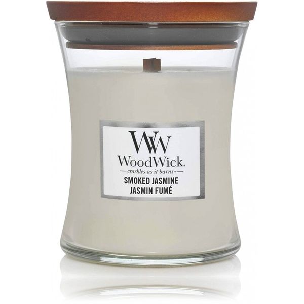 WoodWick Smoked Jasmine 85g.- Свеча маленькая копченый жасмин