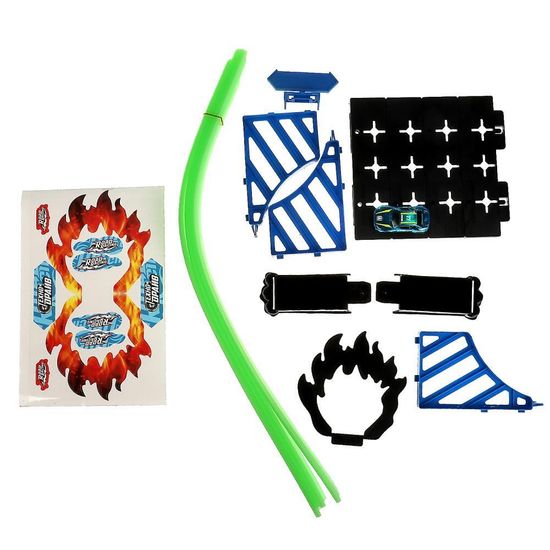 Автотрек с катап,маш.свет,трек светится в темноте, кор.44,5*25,1*5,4см ТЕХНОДРАЙВ