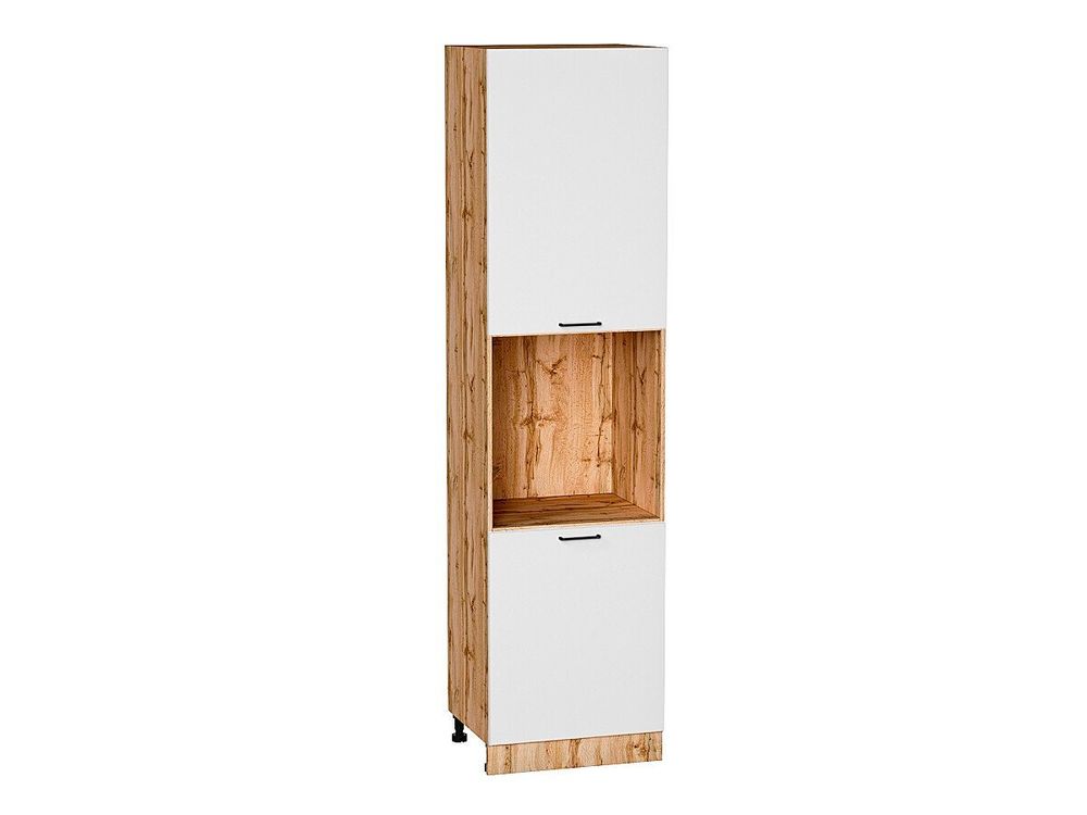 Шкаф пенал с 2-мя дверцами под технику Флэт