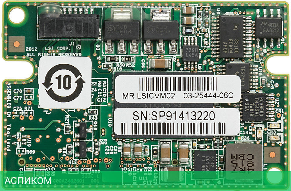 Батарея для контроллера SuperMicro BTR-TFM8G-LSICVM02