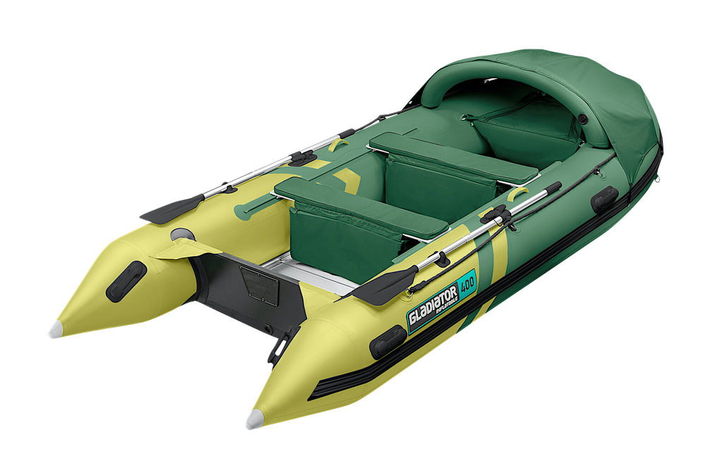 Лодка ПВХ Gladiator Active C400AL с алюминиевым полом