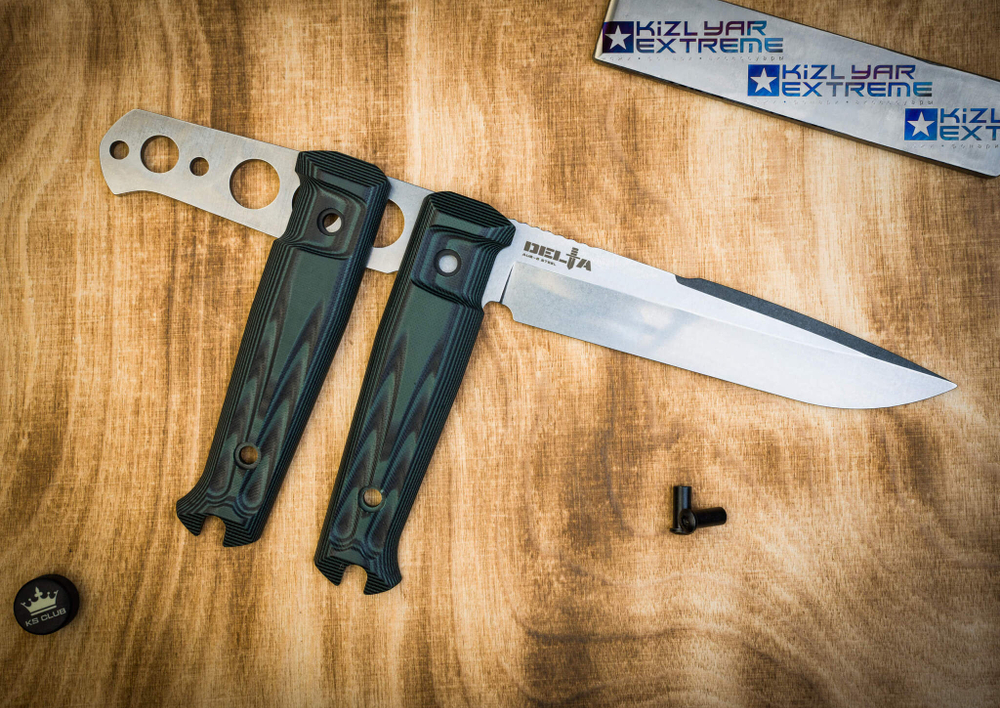 Накладки Tactical Echelon G10 Черно-Зеленые