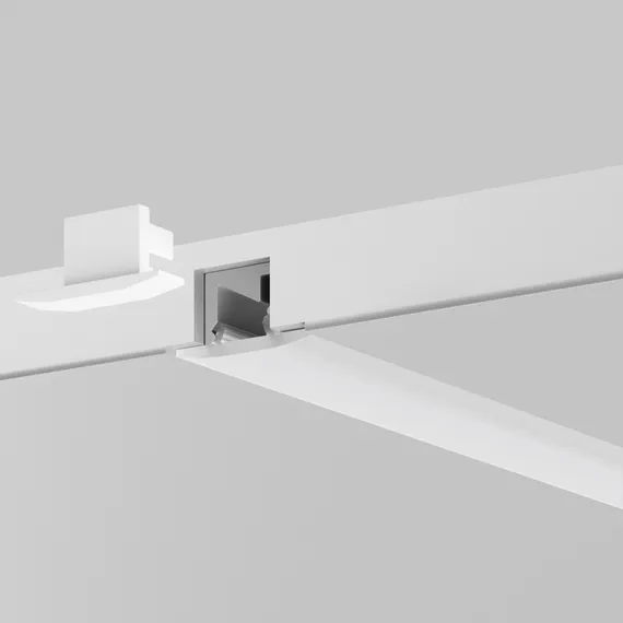 Алюминиевый профиль скрытого монтажа 16x8 (Серебро, 2 м), ALM-0808-S-2M 636021 Led Strip 636021