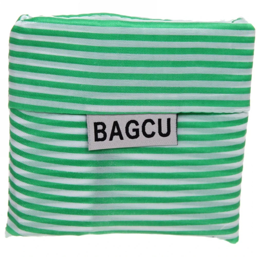 Сумка хозяйственная 36х54см полоска зеленая