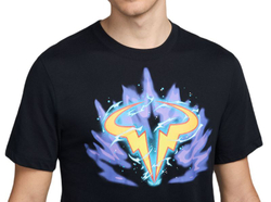 Мужская теннисная футболка Nike Court Dri-Fit Rafa T-Shirt - черный