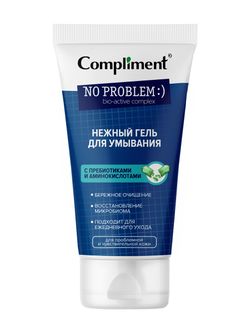Compliment No problem Нежный гель для умывания с пребиотиками и аминокислотами, 200 мл