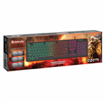 Клавиатура игровая проводная Defender GK-106 Ozoth