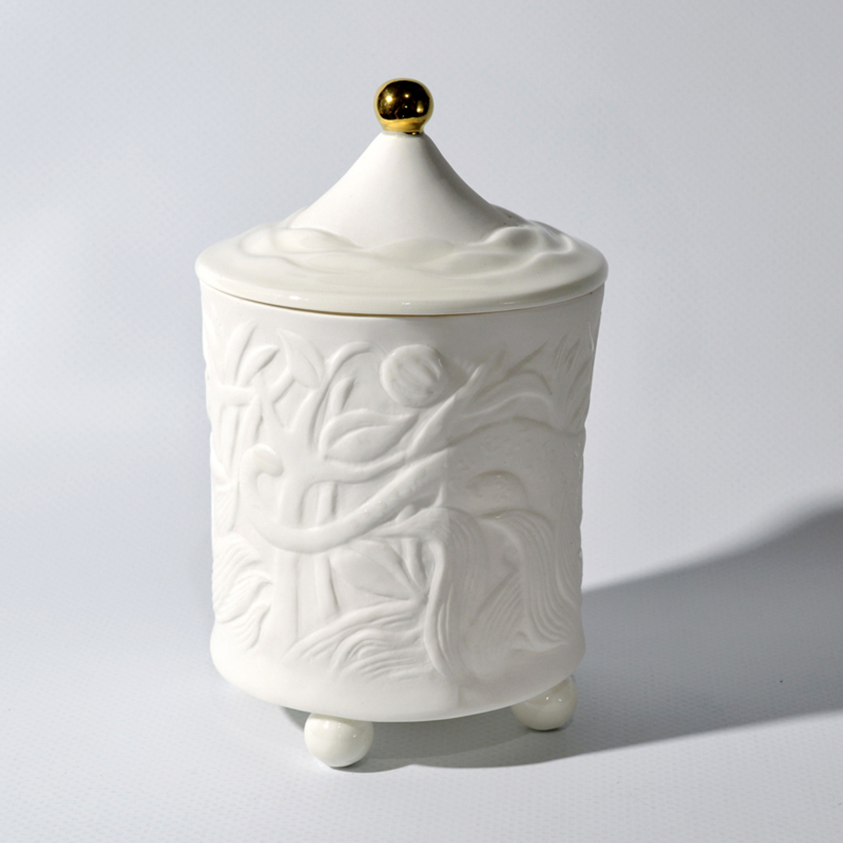 🌸 фарфоровый подсвечник со свечой Джунгли — Leoleo handmade — 8 марта у Феи