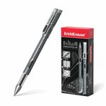 Ручка гелевая ERICH KRAUSE "Megapolis Gel", ЧЕРНАЯ, корпус с печатью, узел 0,5 мм, линия письма 0,4 мм, 93