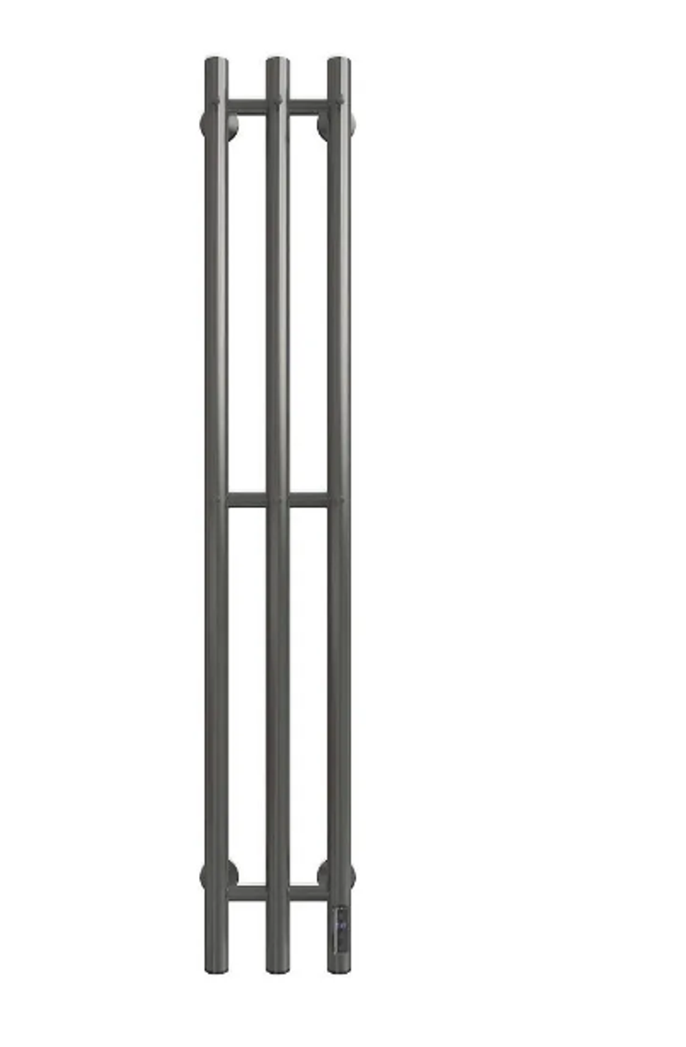 Полотенцесушитель Электрич. с/т GROIS Trio GR-138 190х1200 П3 R оружейная сталь
