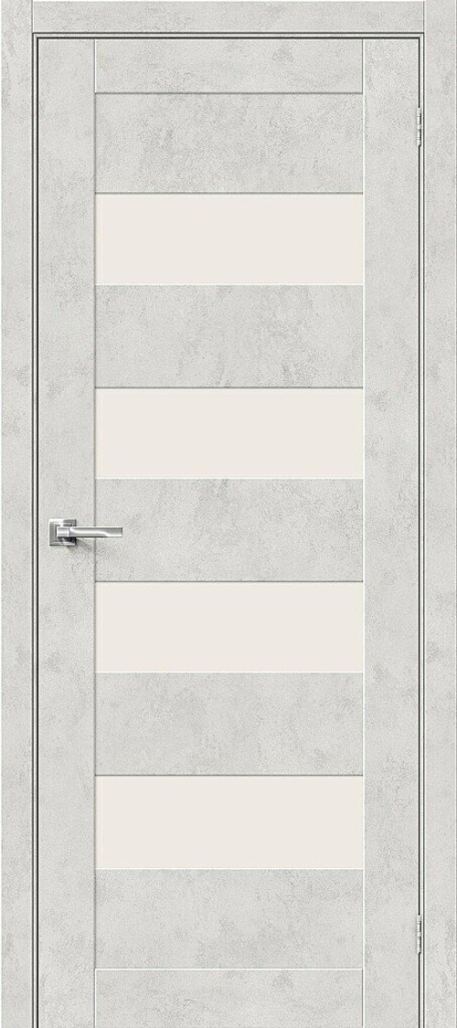 Дверь Браво-23 / Цвет Look Art / Стекло Magic Fog / Двери Браво