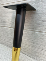 Ножки для мебели черные золото 200 мм 4 штуки