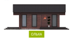 Домокомплект клееный брус проект "Ольха"