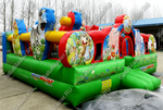 Коммерческий надувной батут "Царство зверей 2" 5*5*3,5 м