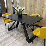 Стол DikLine SKZ140 подстолье чёрное/опоры чёрные