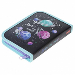 Пенал 190х130мм 1 отделение на молнии с таблистер умнож. "Космическое мороженое" (Хатбер)