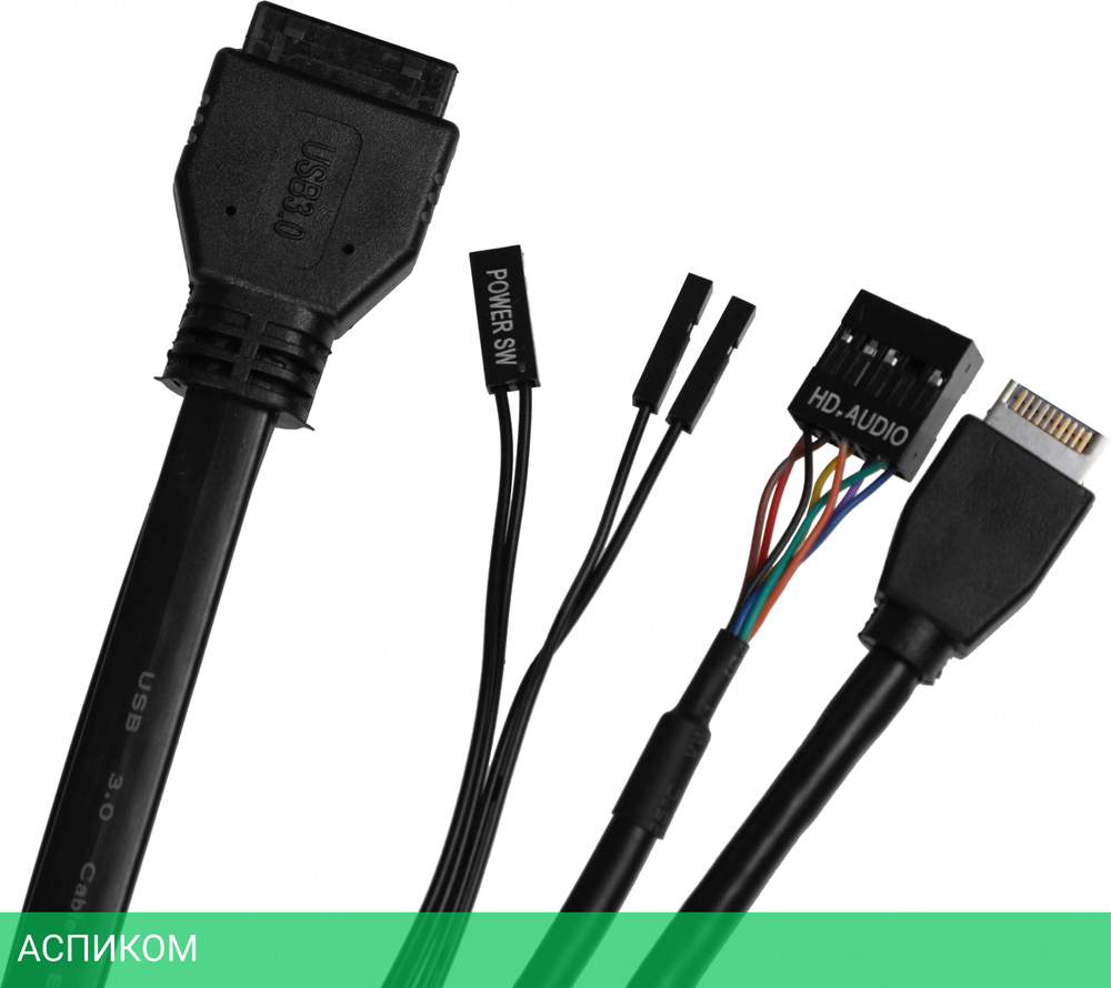 Корпус Azza Cast черный без БП (CSAZ-808BM)