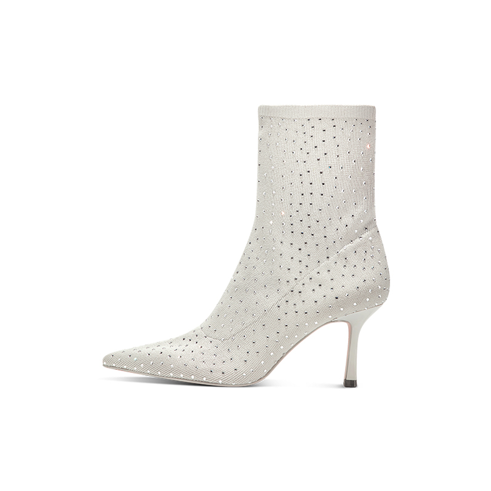 JC DAMO Fabric Ankle Boots Women"s