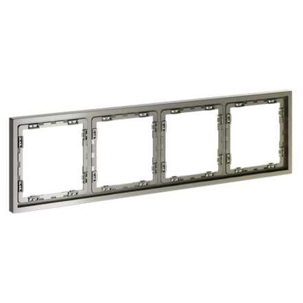 Рамка пластиковая VOLTUM S70 на 4 поста, (шелк)