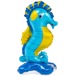 Шар Фольгированный Конек Морской (Голубой)