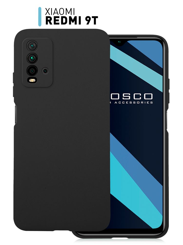 Чехол ROSCO для Xiaomi Redmi 9T оптом (арт. XM-R9T-CARBONE-BLACK)