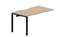 стол Strike 1380х780х750мм (с эргономичным вырезом) - приставной элемент