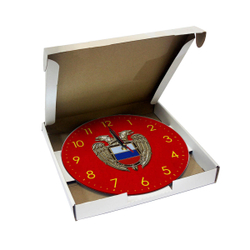 Настенные часы "символика ФСО 3d"