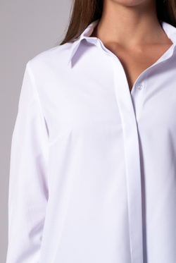 Блузка женская 3724зп, белый #86Бел093724зп