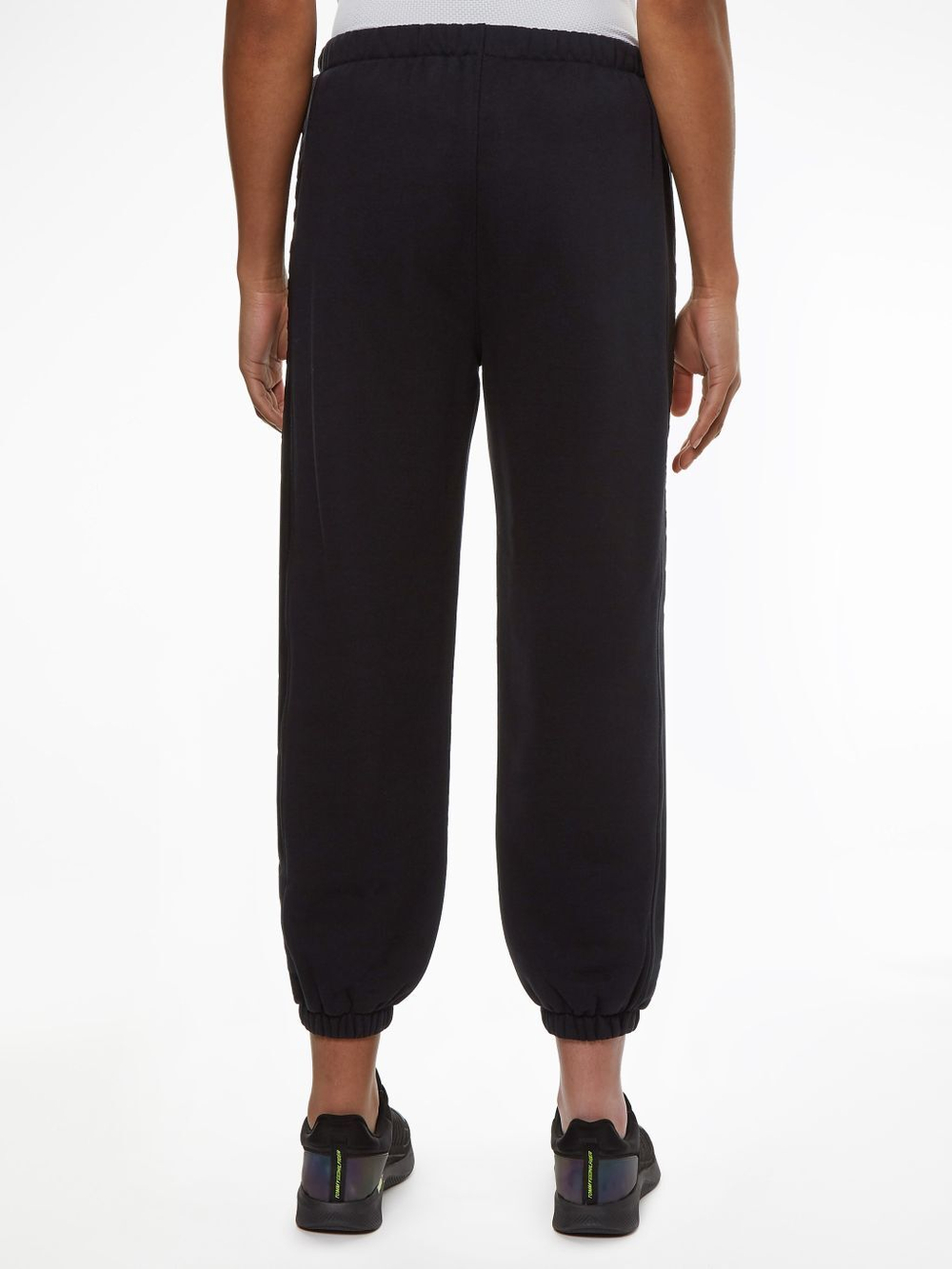 Женские теннисные брюки Tommy Hilfiger Relaxed Branded Sweatpant - черный