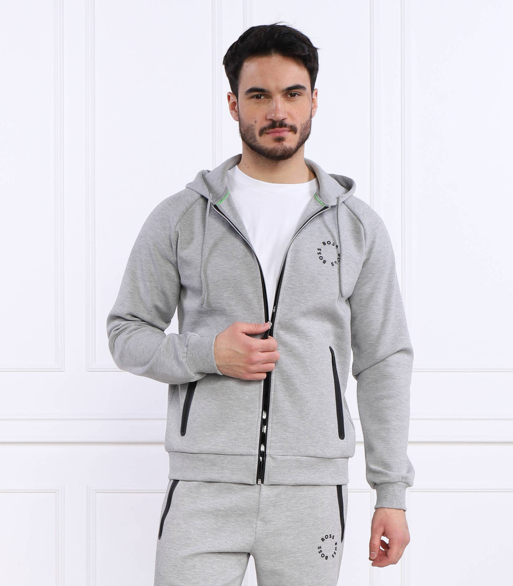 Худи saggy 2 BOSS GREEN - серый(50487949)
