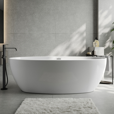 Акриловая ванна ABBER AB9504 белая