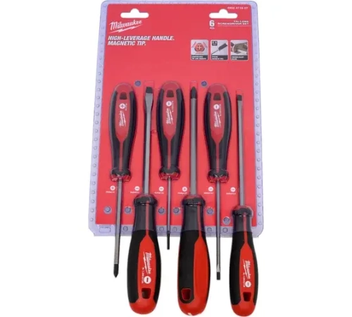 Набор отверток магнитных с трехгранной рукояткой 2 (6шт)