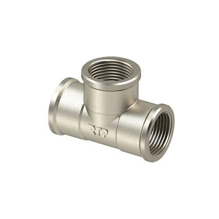 Тройник латунный 1" ВР/ВР/ВР (25197)