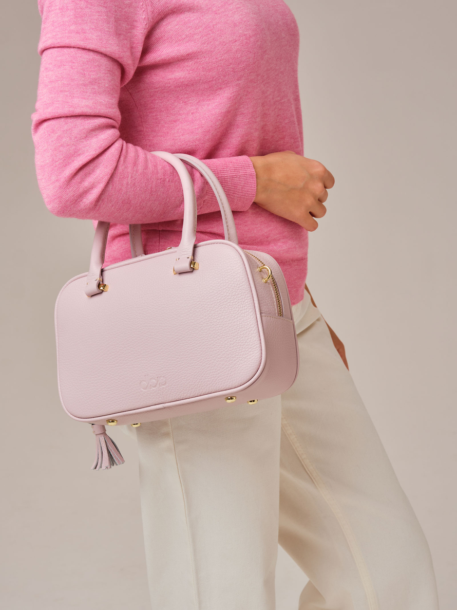 Кожаная сумка Hawaii DBR 31216 розовый дым