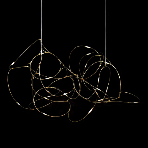 Подвесной светильник 10154P/L1500 gold