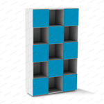 белый/голубой односторонний