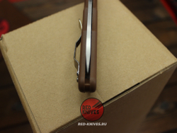 Нож Spyderco Endura 4 Emerson Wave - рук. коричневая (версия 2024г.) RK-501