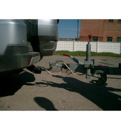 Фаркоп Mitsubishi Pajero IV 2007-2020, условно-съемный,(без электрики) Трейлер.7120
