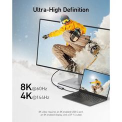 Адаптер Anker 518 USB C - DisplayPort 8K60Hz / 4K144Hz (A8318HA1)