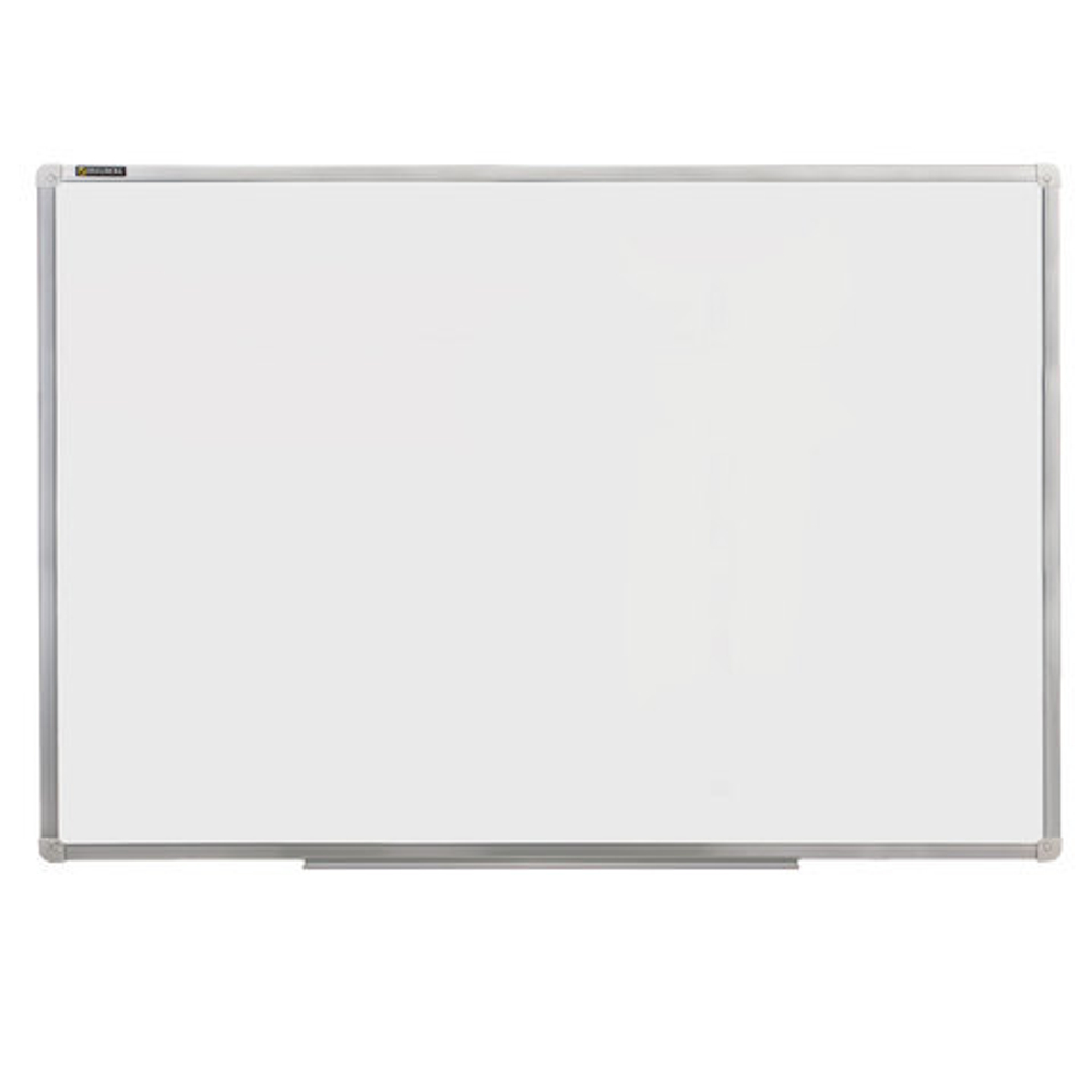 Доска магнитно-маркерная (100х150 см), алюминиевая рамка, ГАРАНТИЯ 10 ЛЕТ, РОССИЯ, BRAUBERG Стандарт, 235523