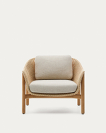 Кресло Galea из тикового дерева и синтетического ротанга