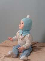 Шлем летний трикотажный (Голубой) БОН-БОН