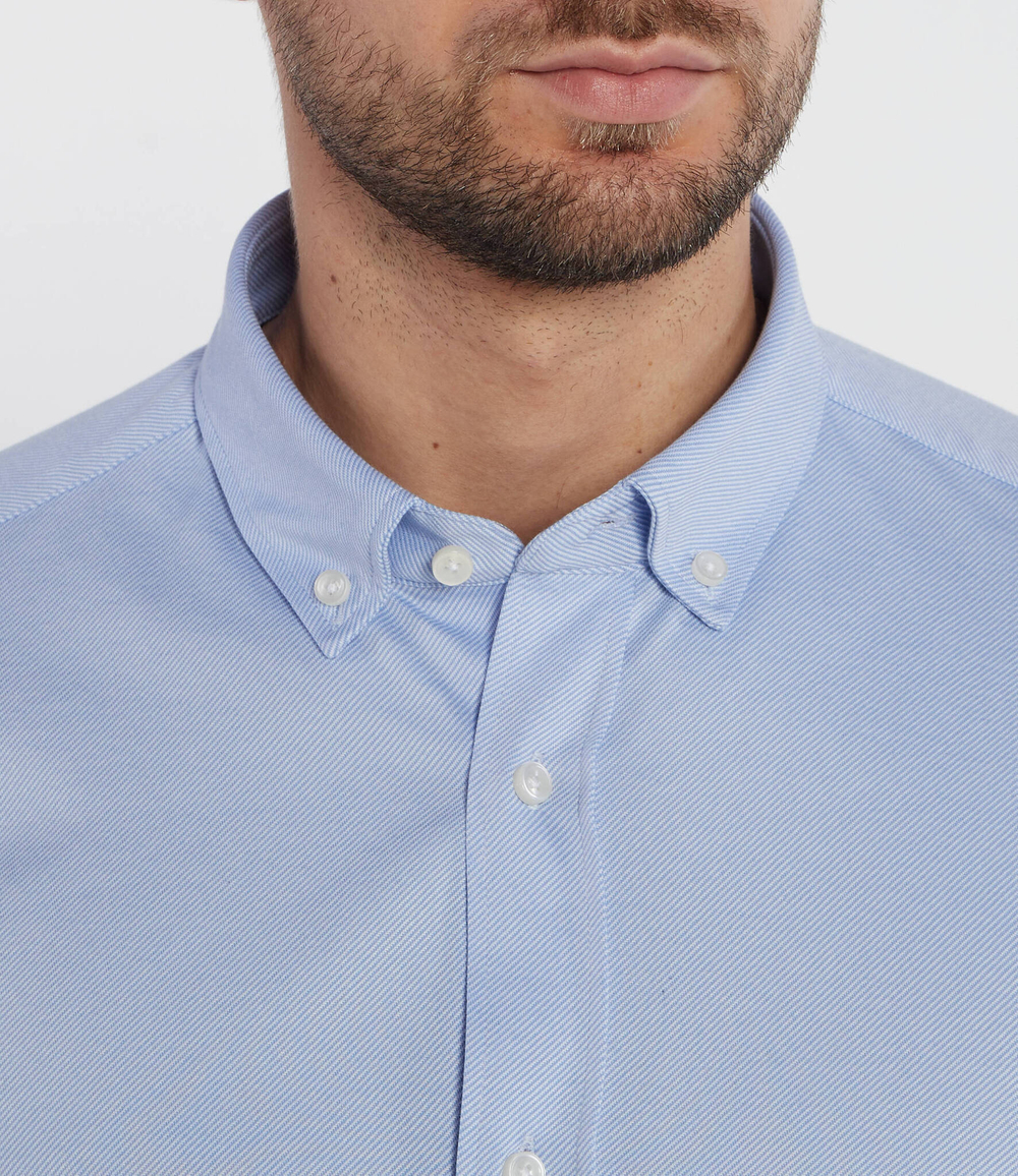 Рубашка P-HANK-BD-C1 BOSS BLACK - голубой(50490349)