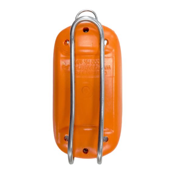 Груз 1 кг быстросъемный с пластиковым покрытием оранжевый