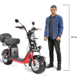 Электроскутер White Siberia Pro 2500W Black